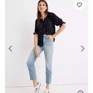 Madewell classic straight leg jeans